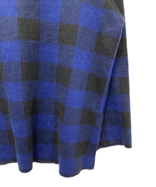 Needles（ニードルズ）Needles (ニードルズ) 長袖シャツ ブルー×ブラック サイズ:Mの古着・服飾アイテム