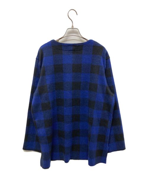 Needles（ニードルズ）Needles (ニードルズ) 長袖シャツ ブルー×ブラック サイズ:Mの古着・服飾アイテム