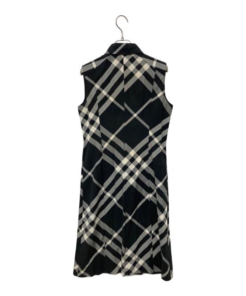 BURBERRY LONDON（バーバリーロンドン）BURBERRY LONDON (バーバリーロンドン) ノースリーブ・キャミソールワンピース ブラック サイズ:40の古着・服飾アイテム