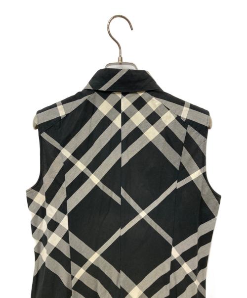 BURBERRY LONDON（バーバリーロンドン）BURBERRY LONDON (バーバリーロンドン) ノースリーブ・キャミソールワンピース ブラック サイズ:40の古着・服飾アイテム