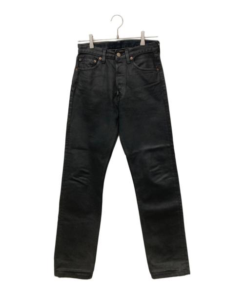 LEVI'S（リーバイス）LEVI'S (リーバイス) コーティングデニムパンツ ブラック サイズ:W28×L34の古着・服飾アイテム