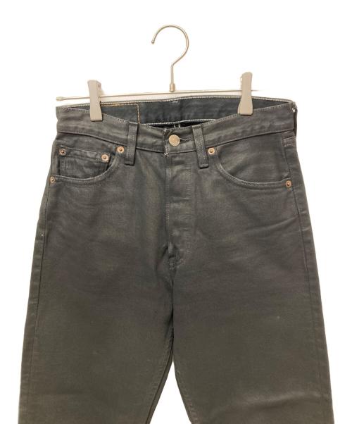 LEVI'S（リーバイス）LEVI'S (リーバイス) コーティングデニムパンツ ブラック サイズ:W28×L34の古着・服飾アイテム