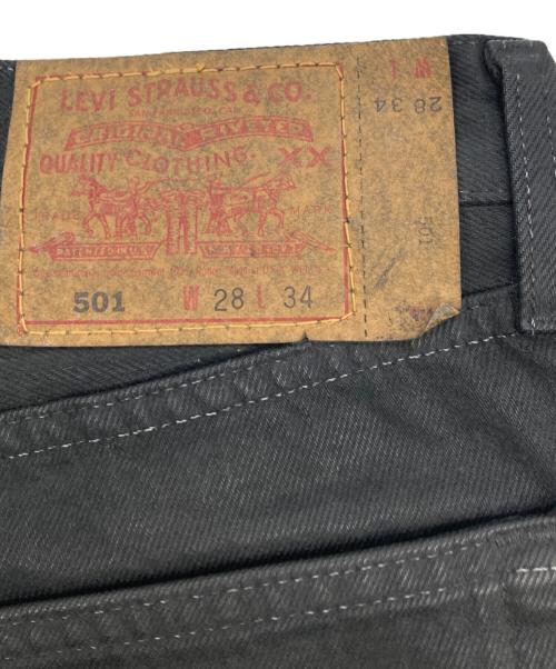 LEVI'S（リーバイス）LEVI'S (リーバイス) コーティングデニムパンツ ブラック サイズ:W28×L34の古着・服飾アイテム