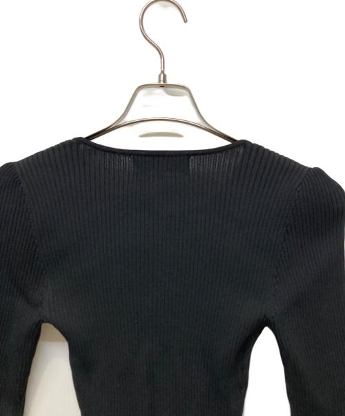 M'S GRACY（エムズグレイシー）M'S GRACY (エムズグレイシー) 薄手カーディガン ブラック サイズ:38の古着・服飾アイテム