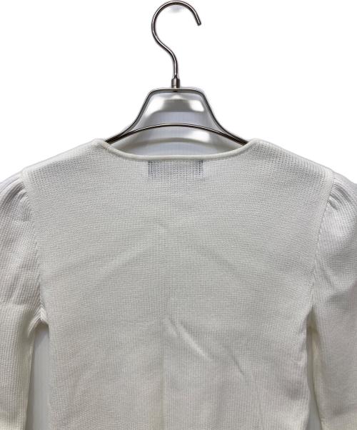 M'S GRACY（エムズグレイシー）M'S GRACY (エムズグレイシー) 薄手ニット ホワイト サイズ:38の古着・服飾アイテム