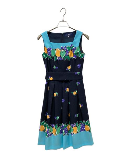 M'S GRACY（エムズグレイシー）M'S GRACY (エムズグレイシー) ワンピース ブルー サイズ:38の古着・服飾アイテム