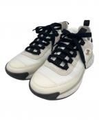 CHANELシャネル）の古着「サイドココマークスニーカー」｜ホワイト