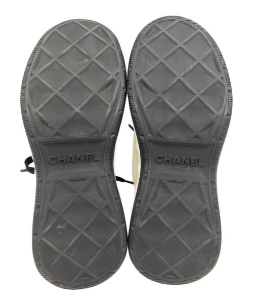 CHANEL（シャネル）CHANEL (シャネル) サイドココマークスニーカー ホワイト サイズ:23cmの古着・服飾アイテム