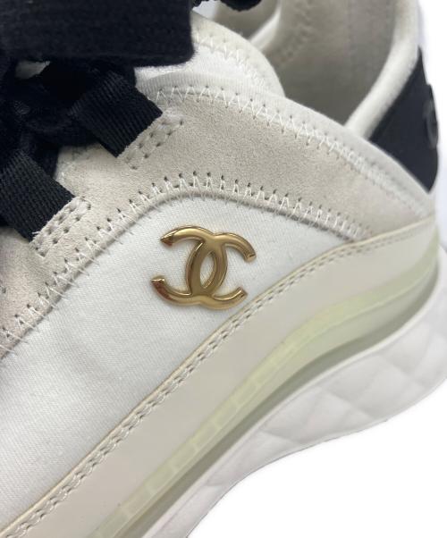 CHANEL（シャネル）CHANEL (シャネル) サイドココマークスニーカー ホワイト サイズ:23cmの古着・服飾アイテム