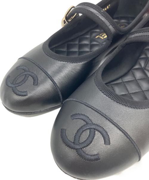 CHANEL（シャネル）CHANEL (シャネル) メリージェーン ブラック サイズ:36の古着・服飾アイテム