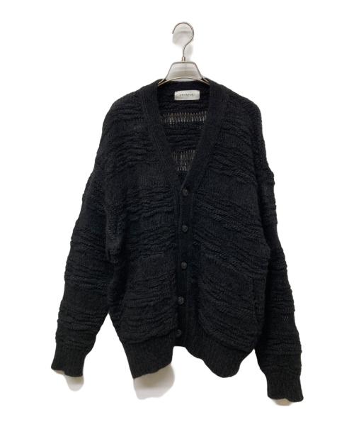 reverve（リバーブ）REVERVE (リバーブ) 厚手カーディガン ブラック サイズ:Freeの古着・服飾アイテム