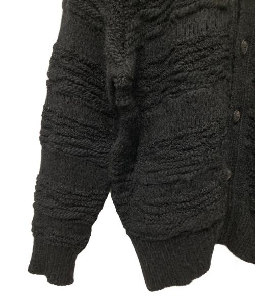 reverve（リバーブ）REVERVE (リバーブ) 厚手カーディガン ブラック サイズ:Freeの古着・服飾アイテム