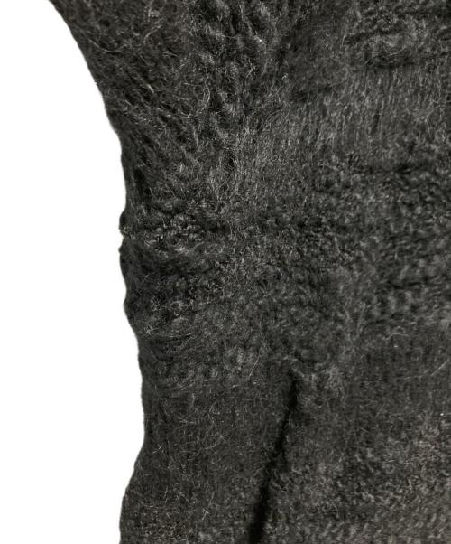 reverve（リバーブ）REVERVE (リバーブ) 厚手カーディガン ブラック サイズ:Freeの古着・服飾アイテム