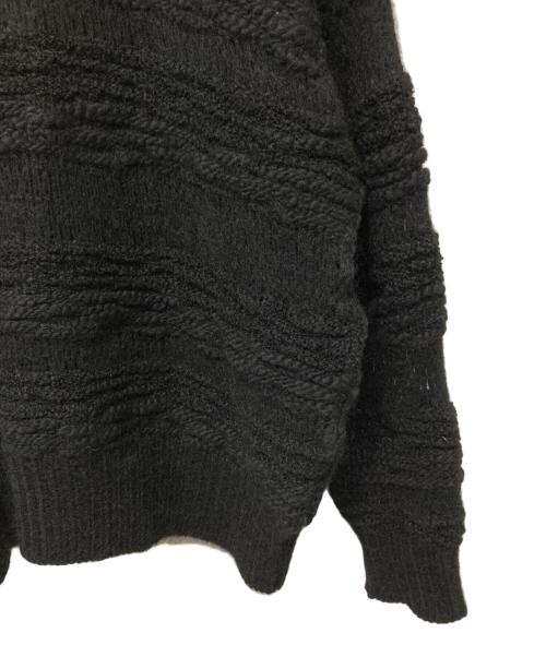 reverve（リバーブ）REVERVE (リバーブ) 厚手カーディガン ブラック サイズ:Freeの古着・服飾アイテム