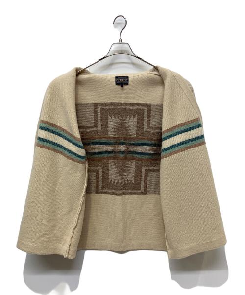 PENDLETON（ペンドルトン）PENDLETON (ペンドルトン) 厚手カーディガン ブラウン サイズ:Lの古着・服飾アイテム