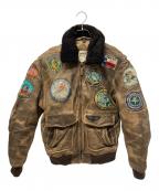 gaccaガッカ）の古着「フライトジャケット」｜ブラウン