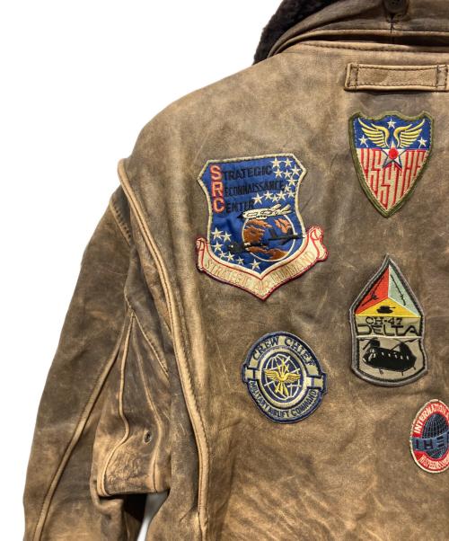 gacca（ガッカ）GACCA (ガッカ) フライトジャケット ブラウン サイズ:Mの古着・服飾アイテム