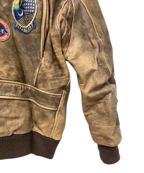 gacca（ガッカ）GACCA (ガッカ) フライトジャケット ブラウン サイズ:Mの古着・服飾アイテム