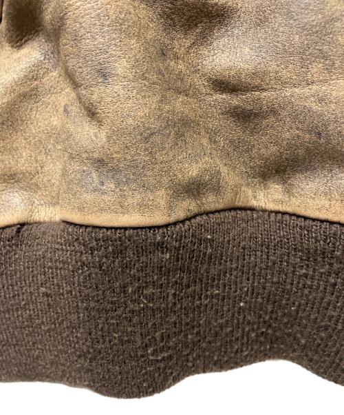 gacca（ガッカ）GACCA (ガッカ) フライトジャケット ブラウン サイズ:Mの古着・服飾アイテム