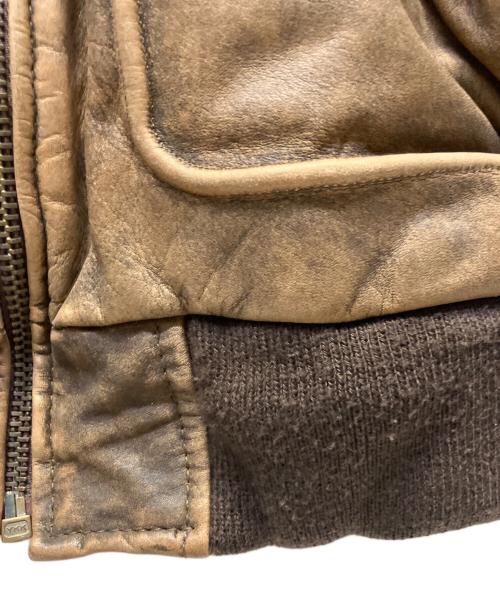 gacca（ガッカ）GACCA (ガッカ) フライトジャケット ブラウン サイズ:Mの古着・服飾アイテム