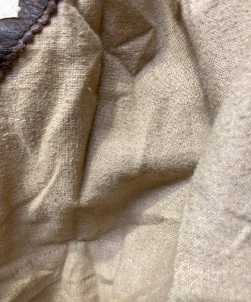 gacca（ガッカ）GACCA (ガッカ) フライトジャケット ブラウン サイズ:Mの古着・服飾アイテム