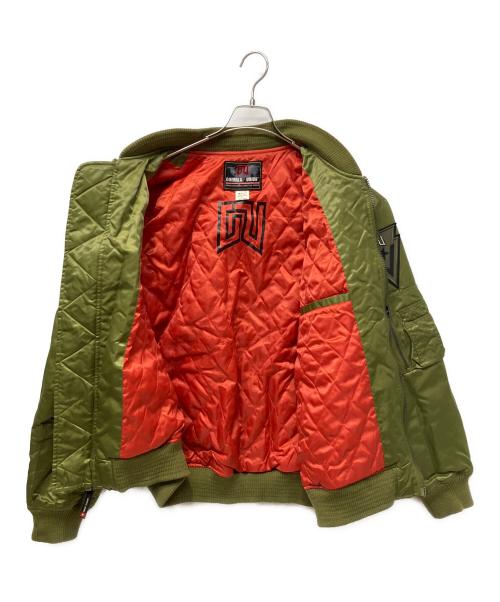 GUERILLA UNION（ゲリラ・ユニオン）GUERILLA UNION (ゲリラ・ユニオン) スタジャン グリーン サイズ:Mの古着・服飾アイテム