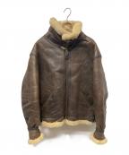 AVIREXアヴィレックス）の古着「B-3ムートンフライトジャケット」｜ブラウン