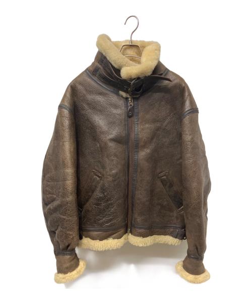 AVIREX（アヴィレックス）AVIREX (アヴィレックス) B-3ムートンフライトジャケット ブラウン サイズ:44の古着・服飾アイテム