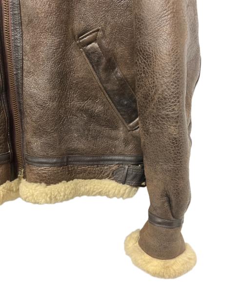 AVIREX（アヴィレックス）AVIREX (アヴィレックス) B-3ムートンフライトジャケット ブラウン サイズ:44の古着・服飾アイテム