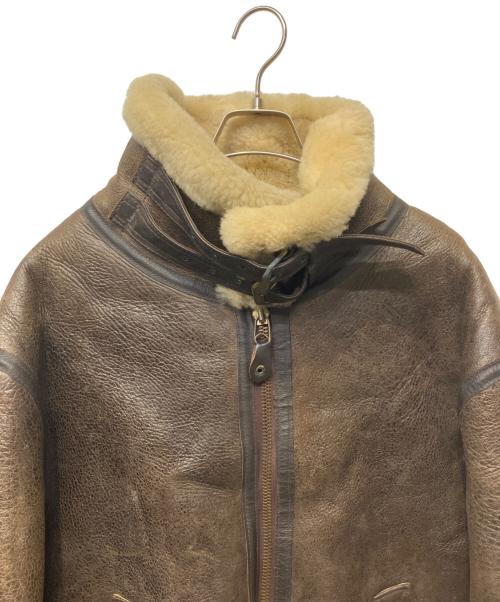 AVIREX（アヴィレックス）AVIREX (アヴィレックス) B-3ムートンフライトジャケット ブラウン サイズ:44の古着・服飾アイテム