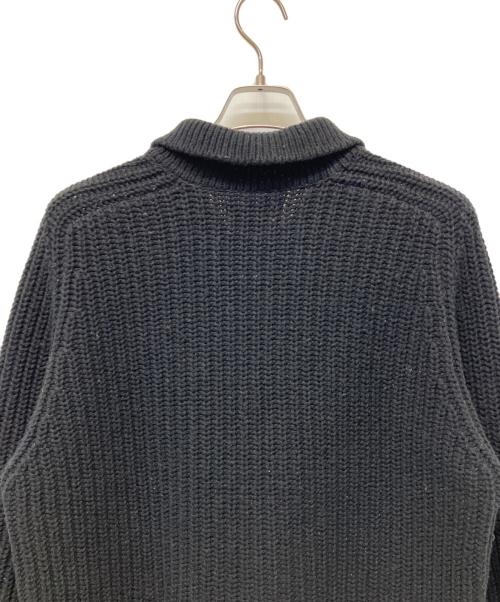 SUPREME（シュプリーム）Supreme (シュプリーム) Plaid Front Zip Sweater ブラック サイズ:Mの古着・服飾アイテム