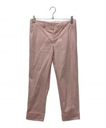 MIU MIU（ミュウミュウ）の古着「テーパードパンツ」｜ピンク