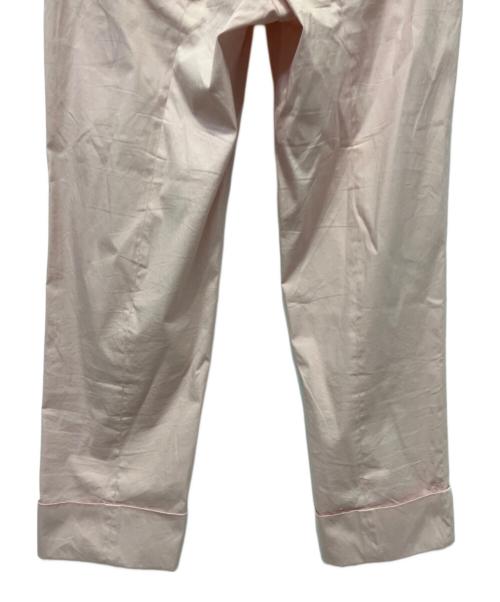 MIU MIU（ミュウミュウ）MIU MIU (ミュウミュウ) テーパードパンツ ピンク サイズ:40の古着・服飾アイテム