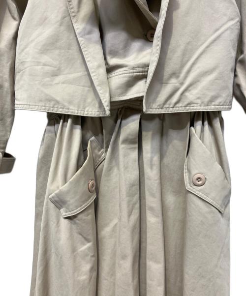 Ameri（アメリ）AMERI (アメリ) 3WAY LADY TRENCH COAT ベージュ サイズ:Freeの古着・服飾アイテム