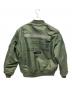 中古・古着 AVIREX (アヴィレックス) MA-1ジャケット グリーン サイズ:2XL：12000円