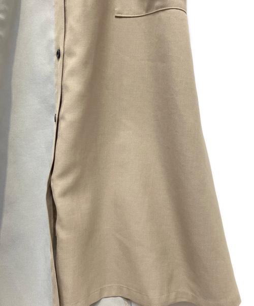 UNITED TOKYO（ユナイテッドトーキョー）UNITED TOKYO (ユナイテッドトーキョー) 長袖ワンピース ベージュの古着・服飾アイテム