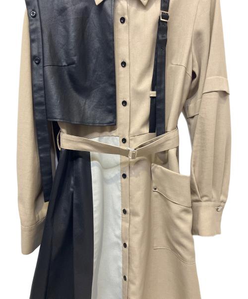 UNITED TOKYO（ユナイテッドトーキョー）UNITED TOKYO (ユナイテッドトーキョー) 長袖ワンピース ベージュの古着・服飾アイテム