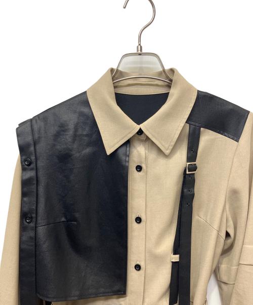 UNITED TOKYO（ユナイテッドトーキョー）UNITED TOKYO (ユナイテッドトーキョー) 長袖ワンピース ベージュの古着・服飾アイテム