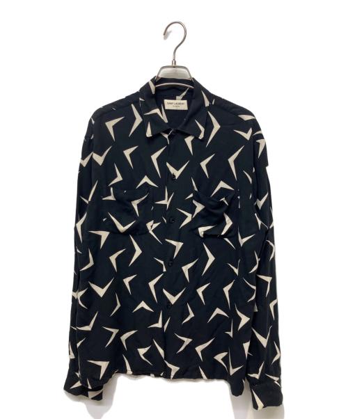 Saint Laurent Paris（サンローランパリ）Saint Laurent Paris (サンローランパリ) 長袖シャツ ブラック サイズ:39の古着・服飾アイテム