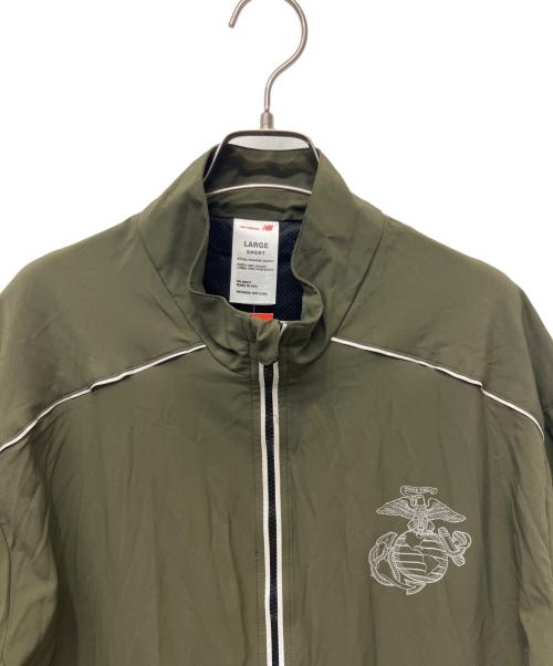 NEW BALANCE（ニューバランス）NEW BALANCE (ニューバランス) USMCナイロントラックジャケット グレー サイズ:L 未使用品の古着・服飾アイテム