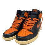 NIKEナイキ）の古着「AIR JORDAN1(エアジョーダン1) RETRO HIGH OG "SHATTERED BACKBOARD 3.0"」｜ブラック×オレンジ