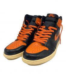 NIKE（ナイキ）の古着「AIR JORDAN1(エアジョーダン1) RETRO HIGH OG "SHATTERED BACKBOARD 3.0"」｜ブラック×オレンジ