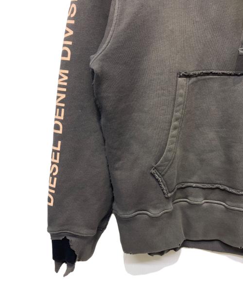 DIESEL（ディーゼル）DIESEL (ディーゼル) S-MACSROT HOOD グレー サイズ:XSの古着・服飾アイテム