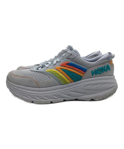 HOKAONEONE（ホカオネオネ）HOKAONEONE (ホカオネオネ) BONDI L EMBROIDERY グレー サイズ:US11の古着・服飾アイテム