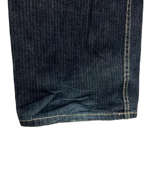 KOJIMA GENES（コジマジーンズ）KOJIMA GENES (コジマジーンズ) ヘリンボーンパンツ インディゴ サイズ:34の古着・服飾アイテム