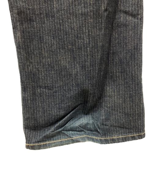 KOJIMA GENES（コジマジーンズ）KOJIMA GENES (コジマジーンズ) ヘリンボーンパンツ インディゴ サイズ:34の古着・服飾アイテム