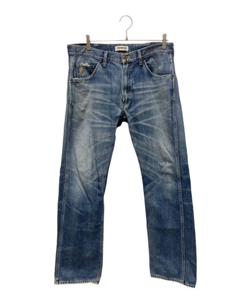 A BATHING APE（ア ベイシング エイプ）A BATHING APE (ア ベイシング エイプ) デニムパンツ インディゴ サイズ:Lの古着・服飾アイテム