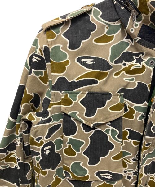 A BATHING APE（ア ベイシング エイプ）A BATHING APE (ア ベイシング エイプ) M-65サンプリングジャケット サイズ:Lの古着・服飾アイテム