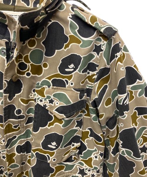 A BATHING APE（ア ベイシング エイプ）A BATHING APE (ア ベイシング エイプ) M-65サンプリングジャケット サイズ:Lの古着・服飾アイテム