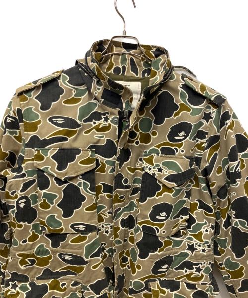 A BATHING APE（ア ベイシング エイプ）A BATHING APE (ア ベイシング エイプ) M-65サンプリングジャケット サイズ:Lの古着・服飾アイテム